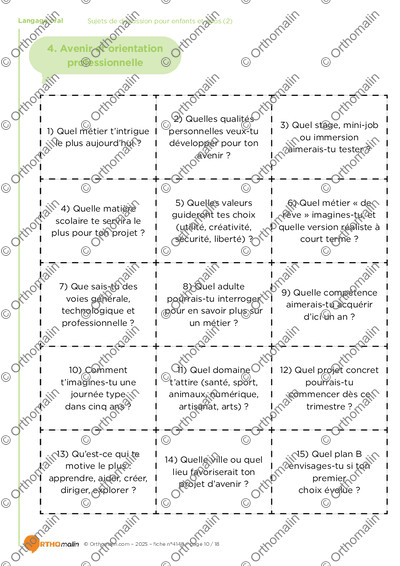 Page 10 de la fiche
