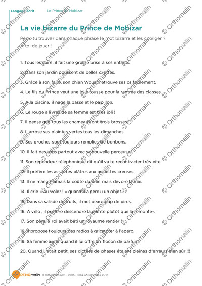 Page 2 de la fiche