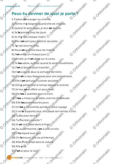 Page 2 de la fiche