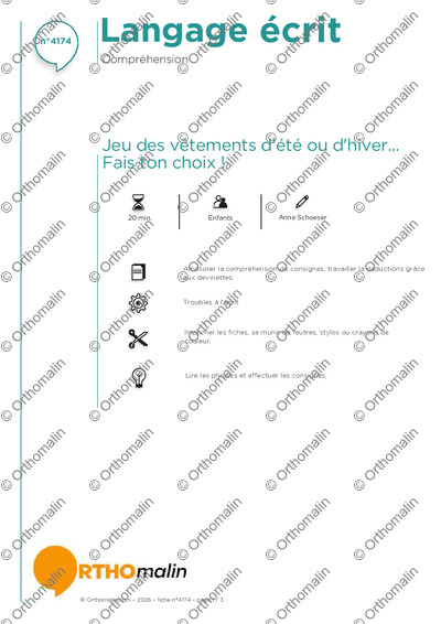 Page 1 de la fiche