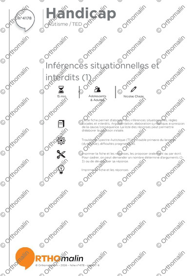 Page 1 de la fiche