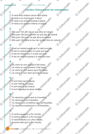 Page 2 de la fiche