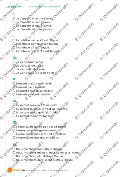 Page 3 de la fiche