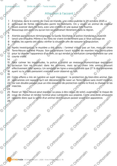 Page 2 de la fiche