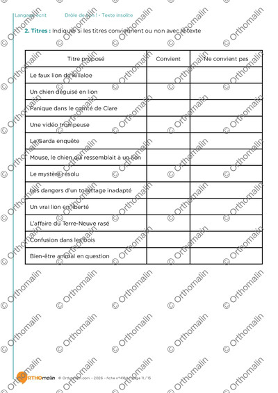 Page 11 de la fiche
