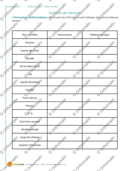 Page 6 de la fiche