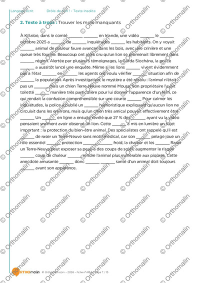 Page 7 de la fiche