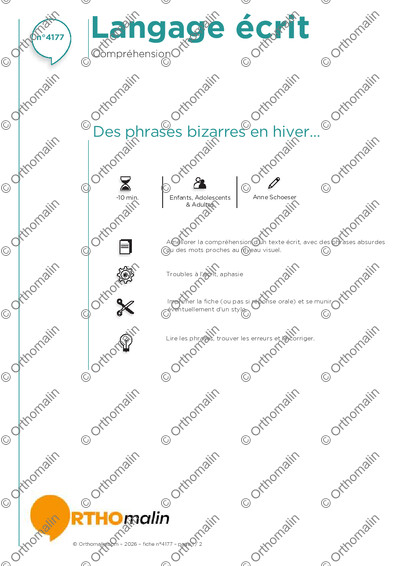 Page 1 de la fiche