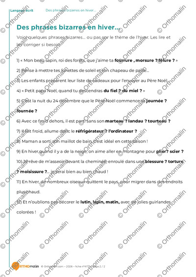 Page 2 de la fiche