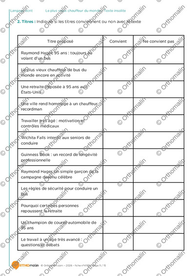 Page 11 de la fiche