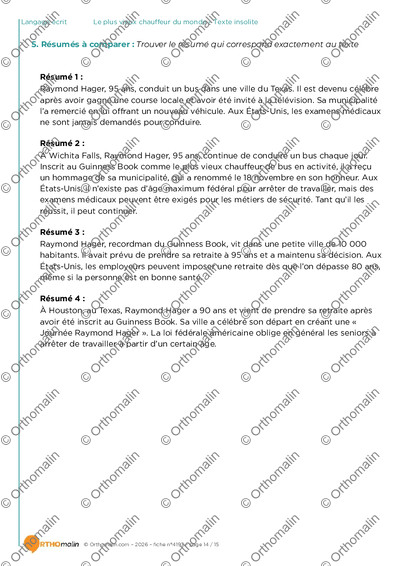 Page 14 de la fiche