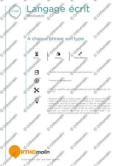 Page 1 de la fiche
