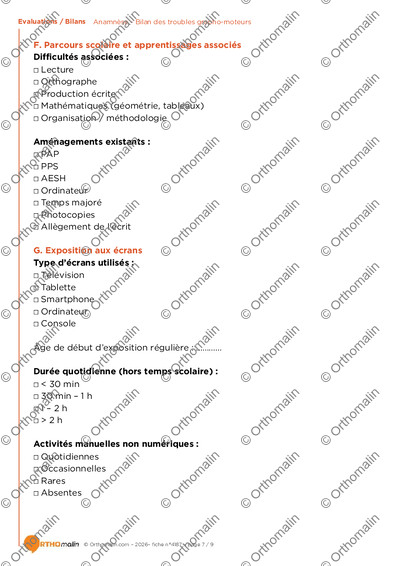 Page 7 de la fiche