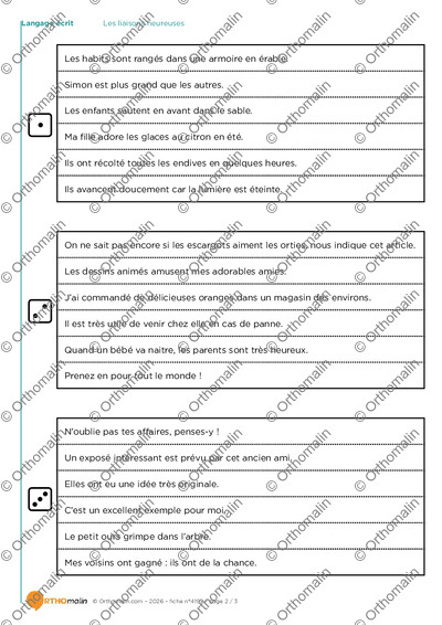 Page 2 de la fiche