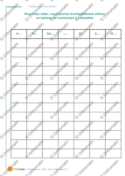 Page 5 de la fiche