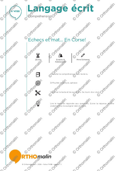 Page 1 de la fiche