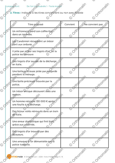 Page 11 de la fiche