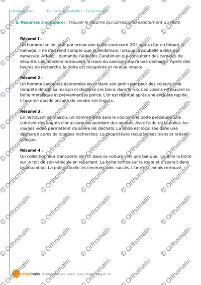 Page 14 de la fiche