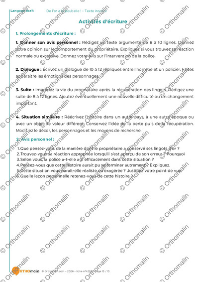 Page 15 de la fiche