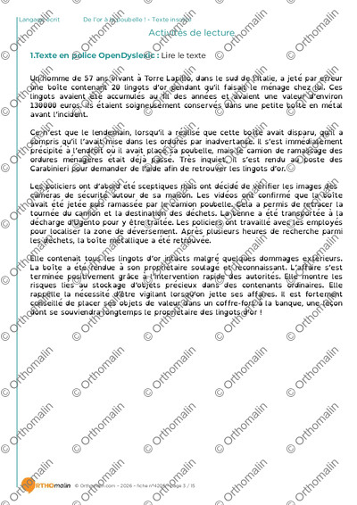 Page 3 de la fiche