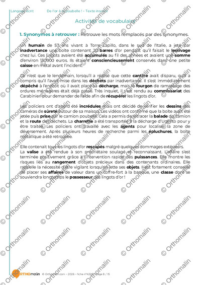 Page 8 de la fiche