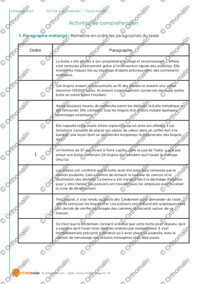 Page 10 de la fiche