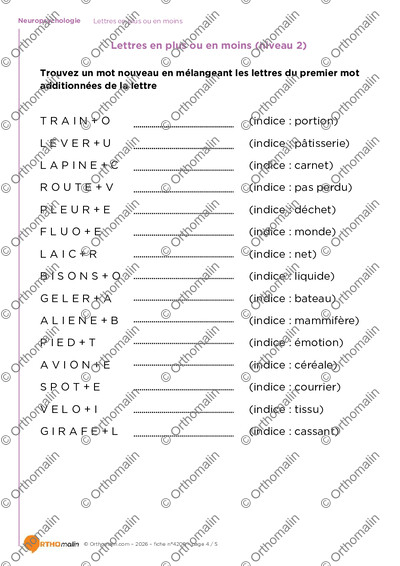 Page 4 de la fiche