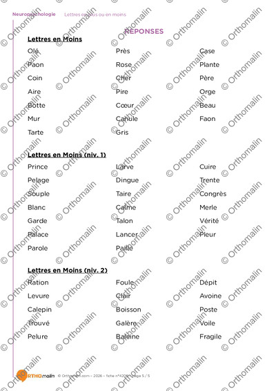 Page 5 de la fiche