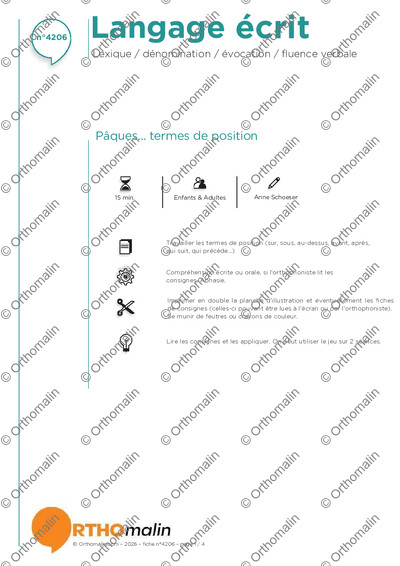 Page 1 de la fiche