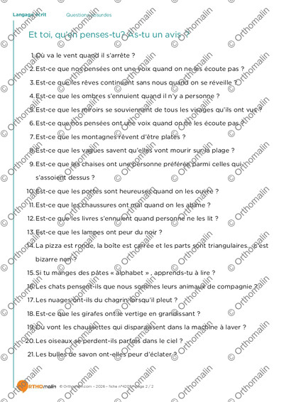 Page 2 de la fiche