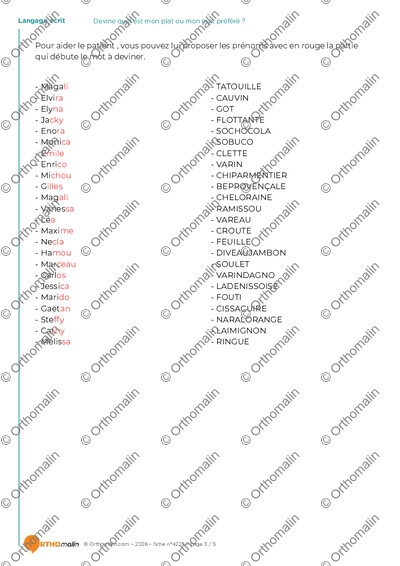 Page 3 de la fiche