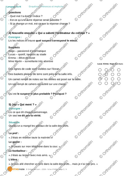 Page 3 de la fiche