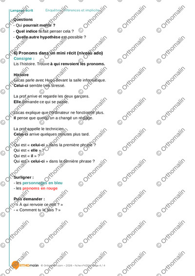 Page 4 de la fiche