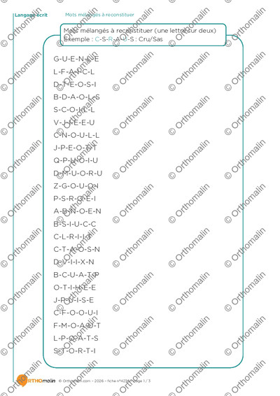 Page 2 de la fiche