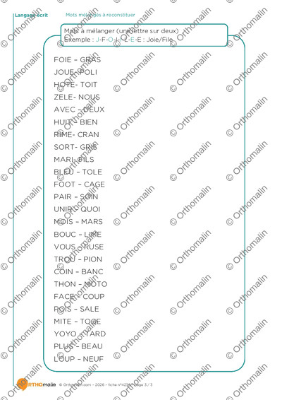 Page 3 de la fiche