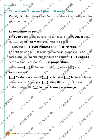 Page 5 de la fiche