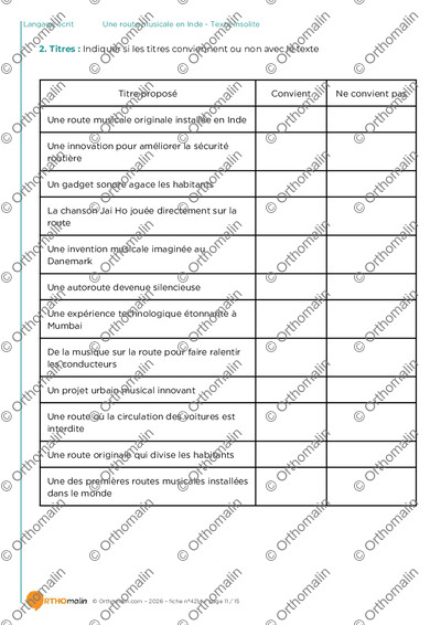 Page 11 de la fiche