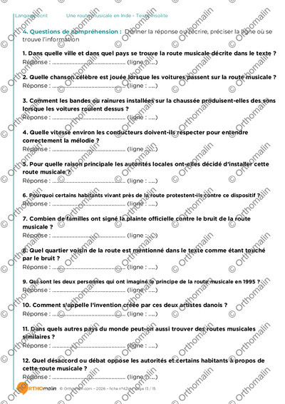 Page 13 de la fiche