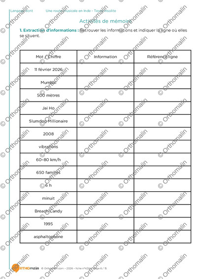 Page 6 de la fiche