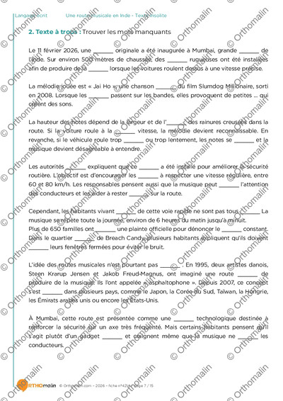 Page 7 de la fiche