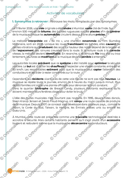 Page 8 de la fiche