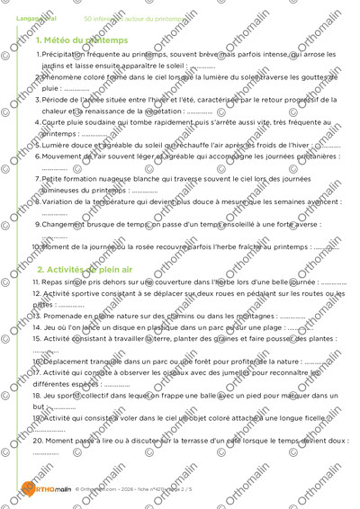 Page 2 de la fiche