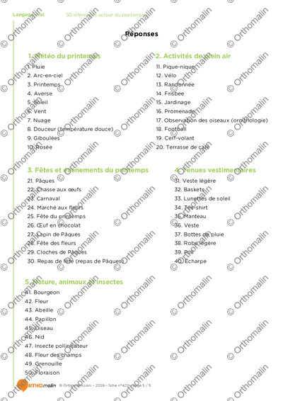 Page 5 de la fiche