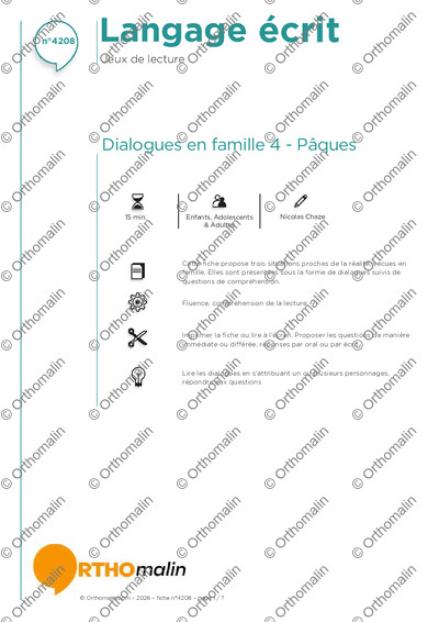 Page 1 de la fiche