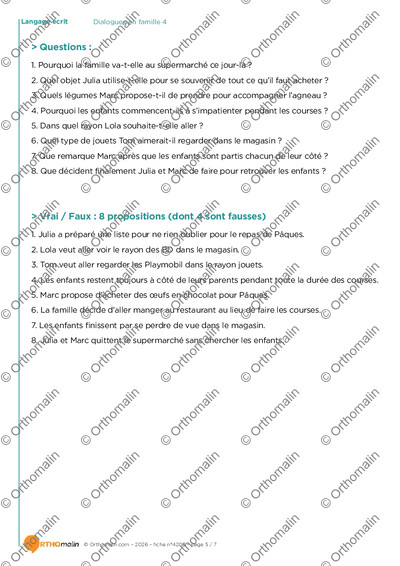 Page 5 de la fiche