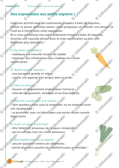Page 2 de la fiche