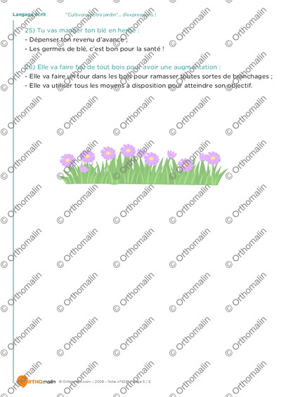 Page 5 de la fiche