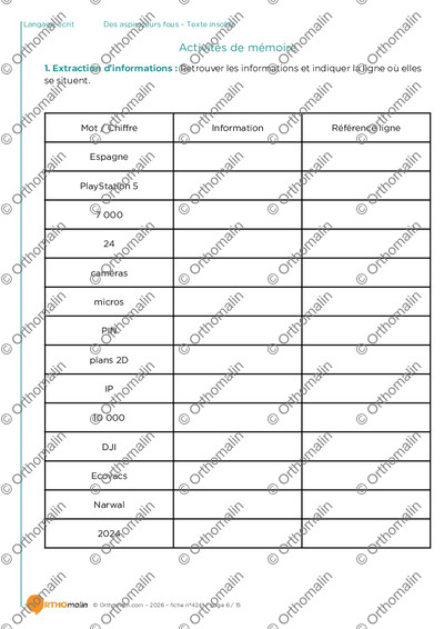 Page 6 de la fiche