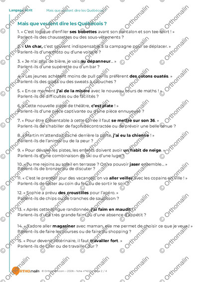 Page 2 de la fiche