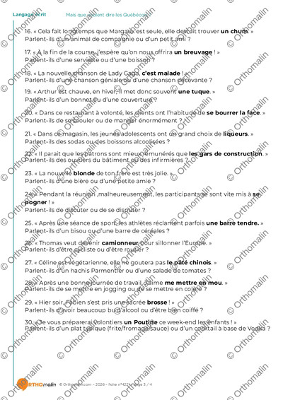 Page 3 de la fiche